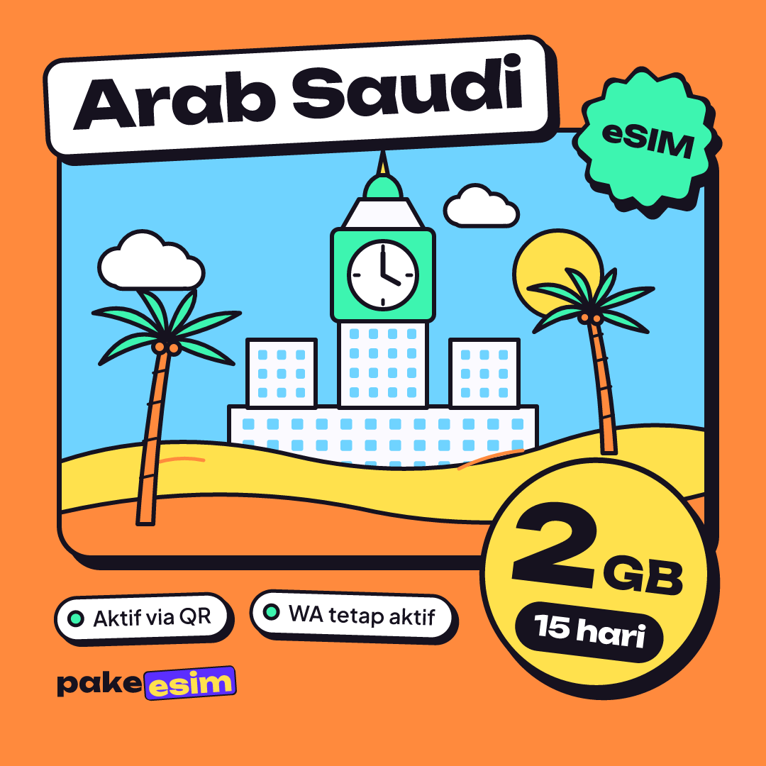 eSIM Saudi Arabia 2 GB plan for 15 days from pakeesim